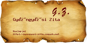 Gyöngyösi Zita névjegykártya